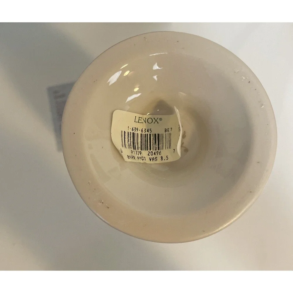 LENOX‎ Pierced PORCELAIN VASE BARRINGTON COLLECTION Pink Flora 8.5